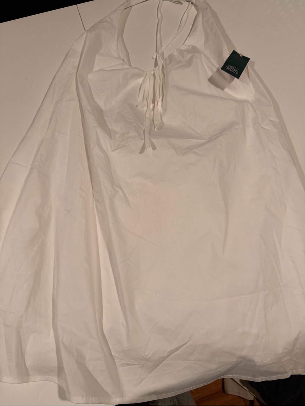 Wild fable white babydoll dress sz M nwt